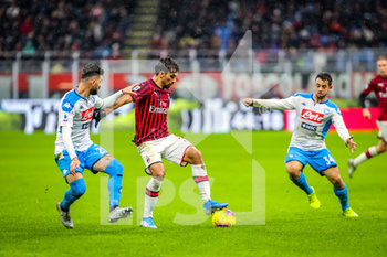 2019-11-23 - Lucas Paqueta (AC Milan) - AC MILAN VS SS NAPOLI - ITALIAN SERIE A - SOCCER