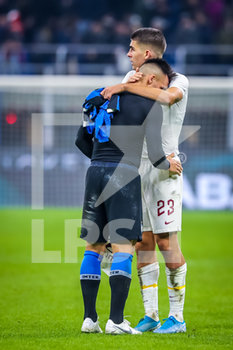 2019-12-06 - Lautaro Martínez (FC Internazionale) e Gianluca Mancini (AS Roma) - INTER VS ROMA - ITALIAN SERIE A - SOCCER
