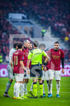 2019-12-15 - Proteste giocatori AC Milan - MILAN VS SASSUOLO - ITALIAN SERIE A - SOCCER