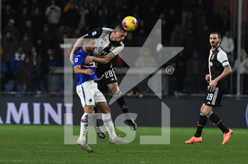 2019-12-18 - Merih Demiral (Juventus), Nicola Murru (Sampdoria) - SAMPDORIA VS JUVENTUS - ITALIAN SERIE A - SOCCER