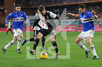 2019-12-18 - Aaron Ramsey (Juventus), Alex Ferrari (Sampdoria) - SAMPDORIA VS JUVENTUS - ITALIAN SERIE A - SOCCER