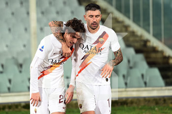 2019-12-20 - L'esultanza di zaniolo dopo il quarto gol della Roma - FIORENTINA VS ROMA - ITALIAN SERIE A - SOCCER