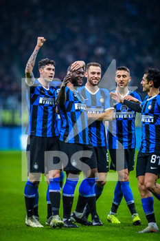 2019-12-21 - esultanza Romelu Lukaku (FC Internazionale) - INTER VS GENOA - ITALIAN SERIE A - SOCCER