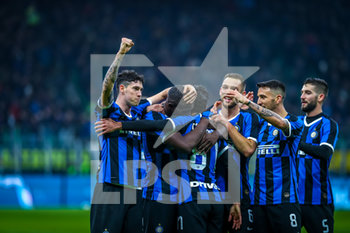 2019-12-21 - esultanza Romelu Lukaku (FC Internazionale) - INTER VS GENOA - ITALIAN SERIE A - SOCCER