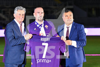 2020-01-01 - Franck Ribery (Fiorentina), Joe Barone e Daniele Pradè - ACF FIORENTINA ITALIAN SOCCER SERIE A SEASON 2019/20 - ITALIAN SERIE A - SOCCER