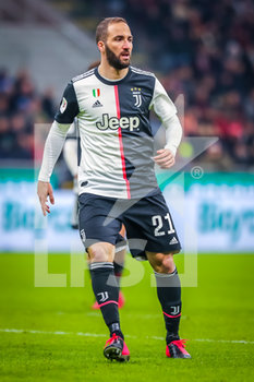 2020-01-01 - Gonzalo Higuain of Juventus during italian soccer Serie A season 2019/20 of Juventus FC - Photo credit Fabrizio Carabelli - JUVENTUS FC ITALIAN SOCCER SERIE A SEASON 2019/20 - ITALIAN SERIE A - SOCCER