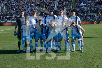 2020-01-05 - Players of SS Lazio line up - BRESCIA VS LAZIO - ITALIAN SERIE A - SOCCER