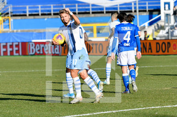 2020-01-05 - celebrates after scoring 1Valon Berisha of SS Lazio - BRESCIA VS LAZIO - ITALIAN SERIE A - SOCCER