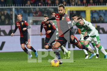 2020-01-05 - Domenico Criscito (Genoa)
, realizza la rete su calcio di rigore del momentaneo 1 a 0 - GENOA VS SASSUOLO - ITALIAN SERIE A - SOCCER