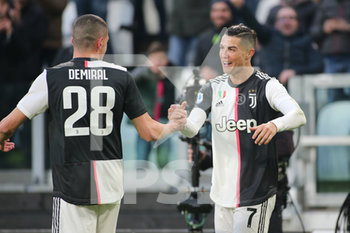 2020-01-06 - Cristiano Ronaldo (JUVENTUS) e Merith Demiral (JUVENTUS) esultanza - JUVENTUS VS CAGLIARI - ITALIAN SERIE A - SOCCER