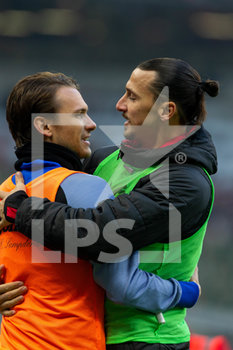 2020-01-06 - Zlatan Ibrahimovic (Milan) e Albin Ekdal (Sampdoria) - MILAN VS SAMPDORIA - ITALIAN SERIE A - SOCCER