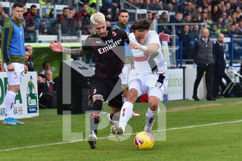 2020-01-11 - Samuel Castillejo of AC Milan - CAGLIARI VS MILAN - ITALIAN SERIE A - SOCCER