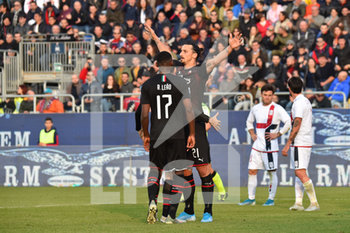 2020-01-11 - Zlatan Ibrahimovic of AC Milan - CAGLIARI VS MILAN - ITALIAN SERIE A - SOCCER