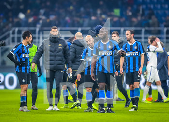 2020-01-11 - Romelu Lukaku of FC Internazionale and team - INTER VS ATALANTA - ITALIAN SERIE A - SOCCER