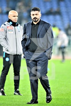 2020-01-11 - Gennaro Gattuso (allenatore del Napoli) - LAZIO VS NAPOLI - ITALIAN SERIE A - SOCCER