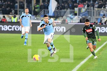 2020-01-11 - Lorenzo Insigne (Napoli) e Ramos Marchi (Lazio) - LAZIO VS NAPOLI - ITALIAN SERIE A - SOCCER