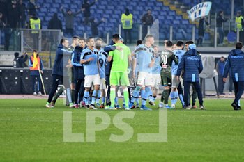 2020-01-11 - Esultanza fine partita dei calciatori della Lazio - LAZIO VS NAPOLI - ITALIAN SERIE A - SOCCER
