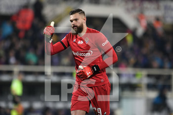 2020-01-25 - Bartlomiej Dragowski i(Fiorentina) esultanza rigore parato a Criscito - FIORENTINA VS GENOA - ITALIAN SERIE A - SOCCER