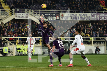 2020-01-25 - Marco Benassi (Fiorentina) fiora il gol con un preciso colpo di testa - FIORENTINA VS GENOA - ITALIAN SERIE A - SOCCER