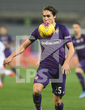 2020-01-25 - Il calciatore della   acf Fiorentina  FEDERICO CHIESA IN AZIONE  - FIORENTINA VS GENOA - ITALIAN SERIE A - SOCCER