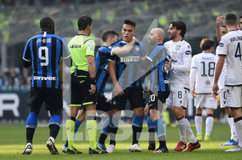 2020-01-26 - Lautaro Martinez (Inter) proteste dopo espulsione - INTER VS CAGLIARI - ITALIAN SERIE A - SOCCER