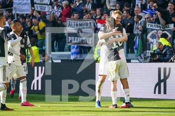 2020-02-02 - Matthijs de Ligt (Juventus) festeggia il suo goal con Paulo Dybala (Juventus) - JUVENTUS VS FIORENTINA - ITALIAN SERIE A - SOCCER