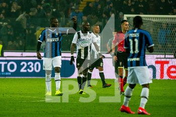 2020-02-02 - Romelu Lukaku dell' Inter festeggia la vittoria - UDINESE CALCIO VS FC INTER - ITALIAN SERIE A - SOCCER