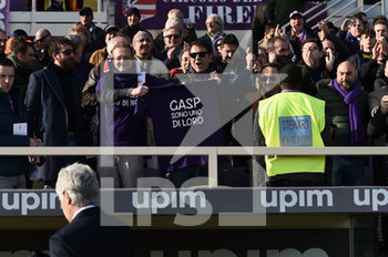 2020-02-08 - L'accoglienza dei tifosi della Fiorentina per Gian Piero Gasperini allenatore dell'Atalanta - FIORENTINA VS ATALANTA - ITALIAN SERIE A - SOCCER