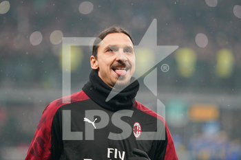 2020-02-09 - Zlatan Ibrahimovic (Milan) - INTER VS MILAN - ITALIAN SERIE A - SOCCER