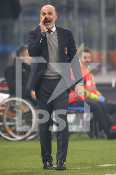 2020-02-09 - L'allenatore Stefano Pioli (Milan) - INTER VS MILAN - ITALIAN SERIE A - SOCCER