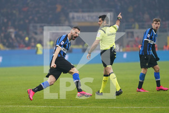 2020-02-09 - Marcelo Brozovic (Inter) festeggia dopo il goal - INTER VS MILAN - ITALIAN SERIE A - SOCCER