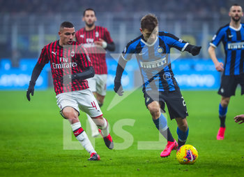 2020-02-09 - Nicolo Barella of FC Internazionale - INTER VS MILAN - ITALIAN SERIE A - SOCCER