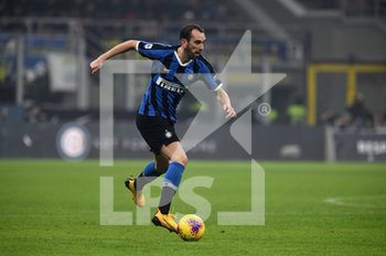 2020-02-09 - Diego Godin (Inter) in azione - INTER VS MILAN - ITALIAN SERIE A - SOCCER