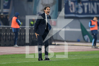 2020-02-16 - Simone Inzaghi allenatore della Lazio - LAZIO VS INTER - ITALIAN SERIE A - SOCCER