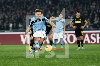 2020-02-16 - Ciro Immobile (Lazio) segna il pareggio su calcio di rigore - LAZIO VS INTER - ITALIAN SERIE A - SOCCER