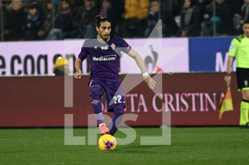 2020-02-22 - Martin Caceres (Fiorentina) in azione - FIORENTINA VS MILAN - ITALIAN SERIE A - SOCCER