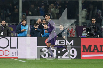 2020-02-22 - Erik Pulgar (Fiorentina) esultanza gol - FIORENTINA VS MILAN - ITALIAN SERIE A - SOCCER