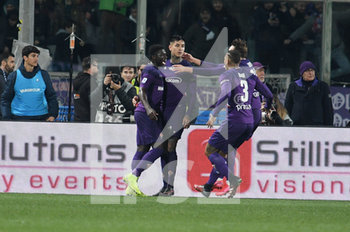 2020-02-22 - Erik Pulgar (Fiorentina) esultanza gol - FIORENTINA VS MILAN - ITALIAN SERIE A - SOCCER