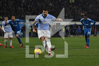 2020-02-22 - Andrea Petagna (Spal) segna su rigore il gol del 1-2  - SPAL VS JUVENTUS - ITALIAN SERIE A - SOCCER
