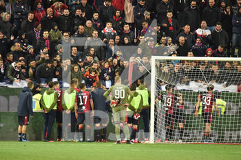 2020-03-01 - Tifosi, Fans, Supporters of Cagliari Calcio Contestazione Team - CAGLIARI VS ROMA - ITALIAN SERIE A - SOCCER
