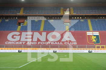 2020-06-23 - Gli striscioni che la Società del Genoa, ha posizionato sulle gradinate, con i nomi degli abbonati - GENOA VS PARMA - ITALIAN SERIE A - SOCCER