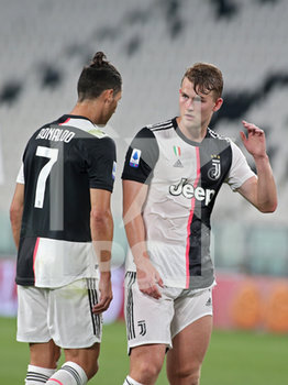 2020-06-26 - 4 Matthijs De Ligt (JUVENTUS) and Cristiano Ronaldo (JUVENTUS) - JUVENTUS VS LECCE - ITALIAN SERIE A - SOCCER