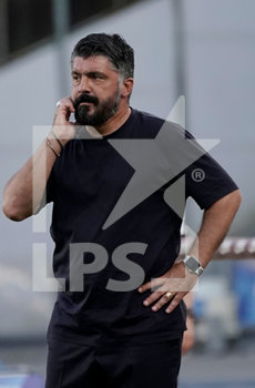 2020-06-28 - Rino Gattuso head coach of Napoli gesture - NAPOLI VS SPAL - ITALIAN SERIE A - SOCCER