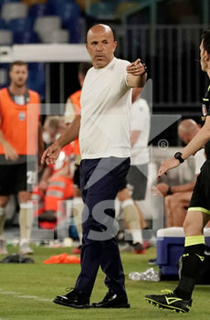 2020-06-28 - ITALY-Napoli-2020 June 28 Luigi Di Biagio head coach of SPAL gesture - NAPOLI VS SPAL - ITALIAN SERIE A - SOCCER