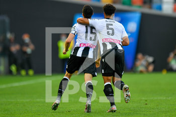 2020-06-28 - Kevin Lasagna (Udinese Calcio) and William Troost-Ekong (Udinese Calcio) - UDINESE VS ATALANTA - ITALIAN SERIE A - SOCCER