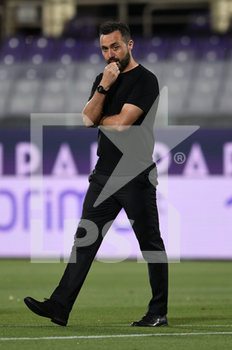 2020-07-01 - Roberto De Zerbi allenatore del Sassuolo - FIORENTINA VS SASSUOLO - ITALIAN SERIE A - SOCCER