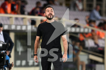 2020-07-01 - Roberto De Zerbi allenatore del Sassuolo - FIORENTINA VS SASSUOLO - ITALIAN SERIE A - SOCCER