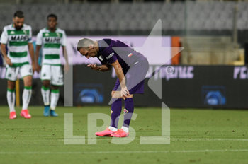 2020-07-01 - Franck Ribery (Fiorentina) disperazione dopo il secondo gol Sassuolo - FIORENTINA VS SASSUOLO - ITALIAN SERIE A - SOCCER