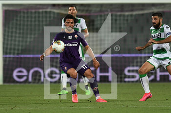 2020-07-01 - Riccardo Sottil (Fiorentina) in azione - FIORENTINA VS SASSUOLO - ITALIAN SERIE A - SOCCER