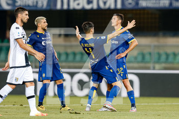 2020-07-01 - Matteo Pessina (Hellas Verona) esulta per il gol - HELLAS VERONA VS PARMA - ITALIAN SERIE A - SOCCER